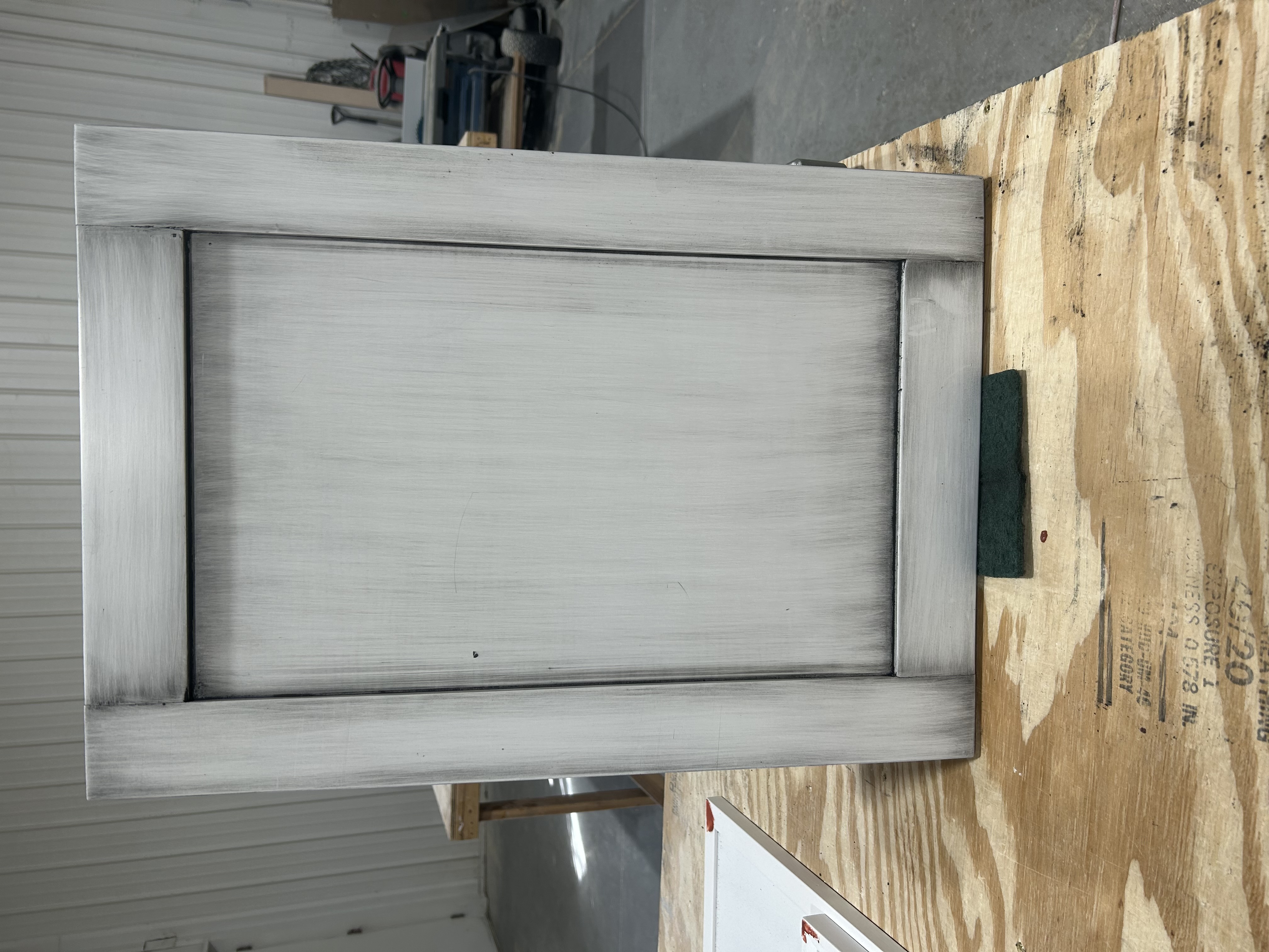 Hand-crafted whitewashed cabinet door — Up North Hand Crafted Cabinetry
